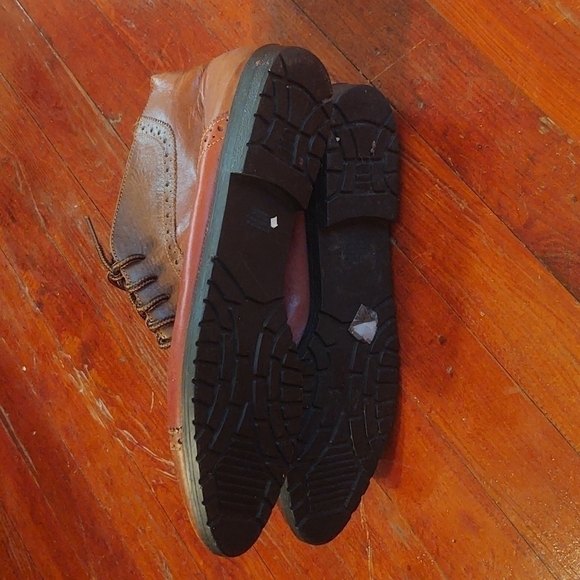 Predictions Cloris Tri-tone Leather Ankle Boots Sz 10 - Picture 12 of 15